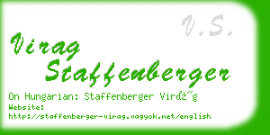 virag staffenberger business card